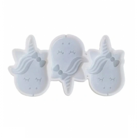 Silikoninė formelė ledinukams, cake pops gaminti "Vienaragiai"