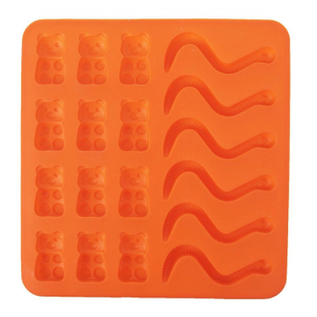 Guminukų formelė "Meškiukai ir sliekai"