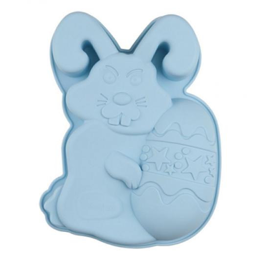 Silikoninė kepimo forma pyragui "Velykinis zuikis", 28 cm