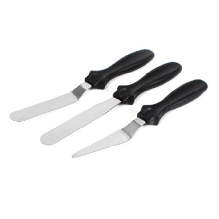 Konditerinės mentelės kremui, 3 vnt.