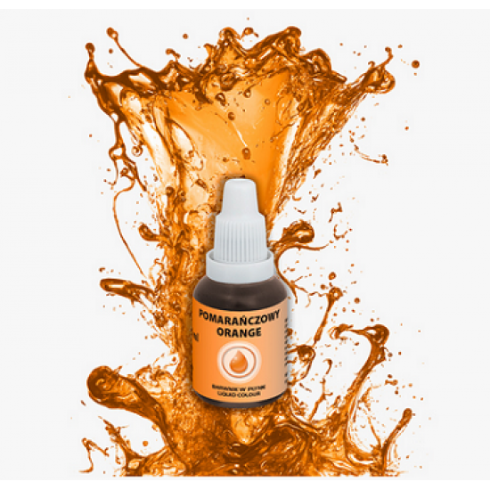 Skysti oranžiniai maisto dažai Food Colours, 20 ml