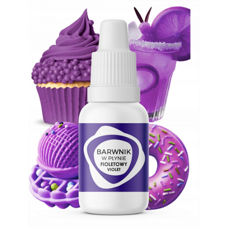 Skysti violetiniai maisto dažai, 25 ml