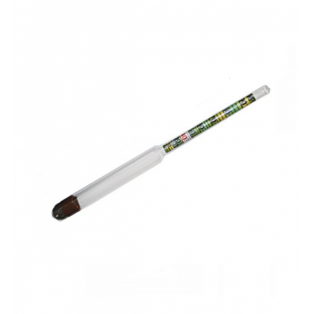 Alkoholio stiprumo termometras / spiritometras, 0-96‰, 15 cm