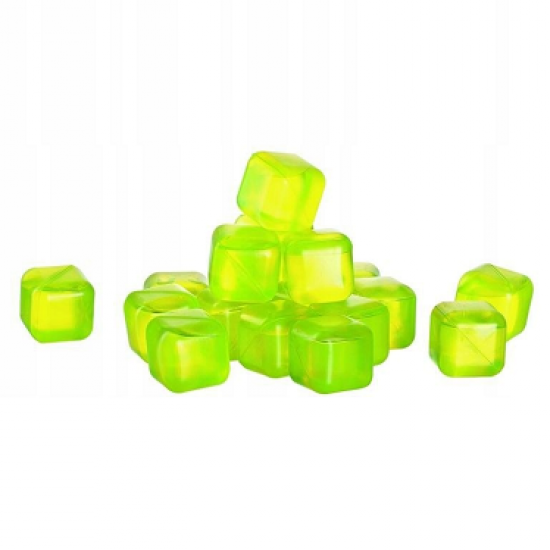 Ledukų gabaliukai gėrimų šaldymui - vienspalviai, 20 vnt.