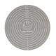 Silikoninis kepimo kilimėlis - pilkas, Ø 30,0 cm
