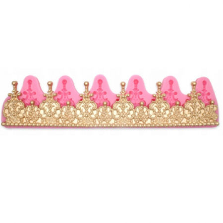 Silikoninė formelė nėriniams - karūna