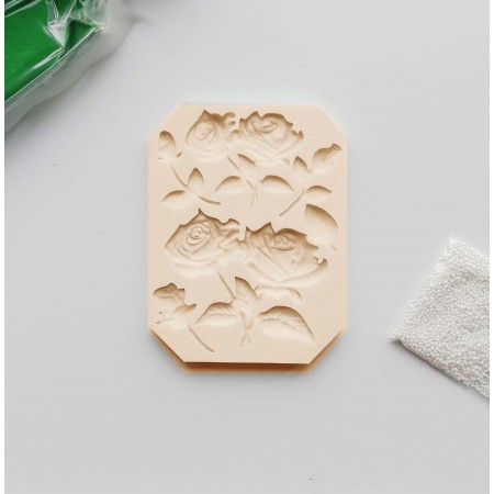 Silikoninė formelė masei "Rožių šakelės"