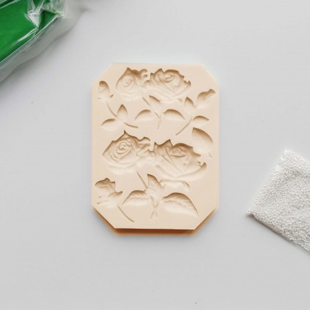 Silikoninė formelė masei "Rožių šakelės"