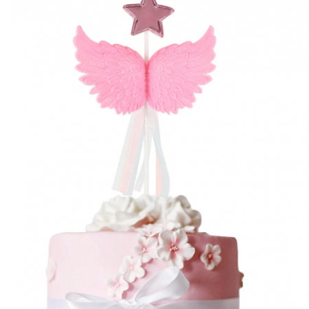 Smeigtukas "Angeliuko sparnai" - rožinis