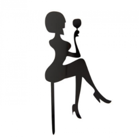 Smeigtukas "Sėdinti moteris su taure"