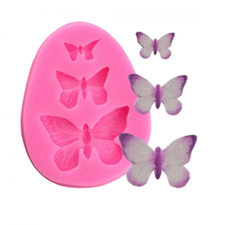 Silikoninė formelė masei "Trys drugeliai"