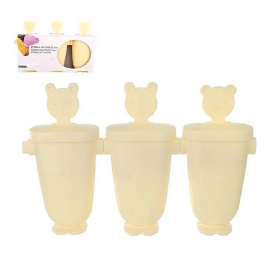 Ledų formelės "Meškiukai", 3 vnt.