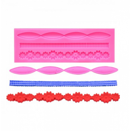Silikoninė formelė nėriniams - juostelės