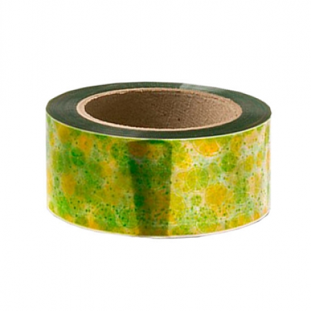 Konditerinė juosta "Citrinos", 100 m, plotis 4 cm, 40 mkm