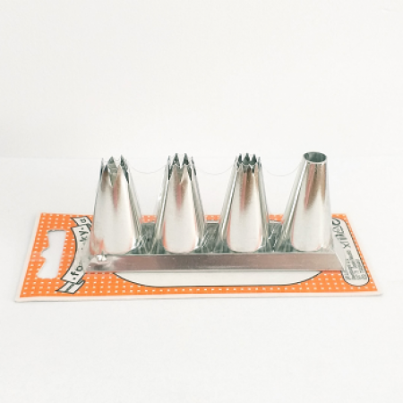 Konditeriniai antgaliai, 4 vnt. ir laikiklis