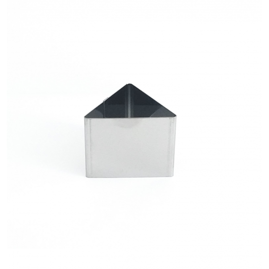 Konditerinė forma kepimui, surinkimui, serviravimui. Trikampis, dydis 5,0x5,0x5,0 cm, h 4,0 cm