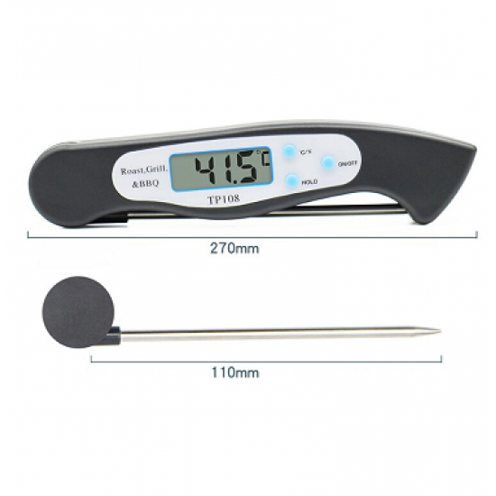 Elektroninis maisto termometras sulankstoma adata