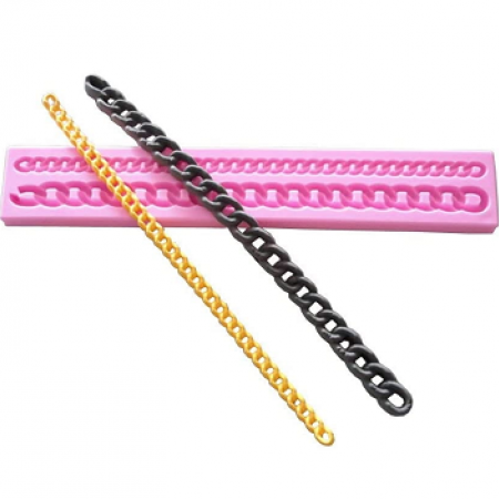 Silikoninė formelė nėriniams - grandinėlės, 2 vnt.