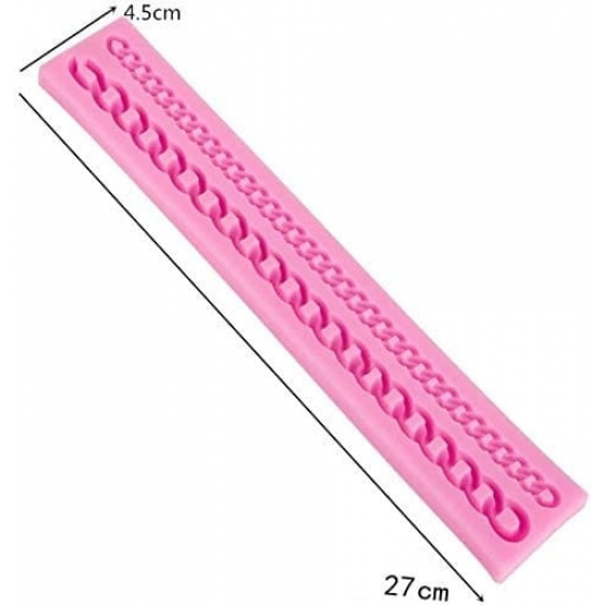 Silikoninė formelė nėriniams - grandinėlės, 2 vnt.