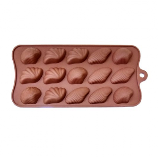 Silikoninė formelė šokoladiniams saldainiams "Kriauklytės"