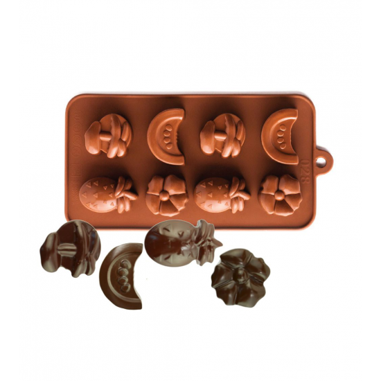 Silikoninė formelė šokoladiniams saldainiams "Vaisiai"