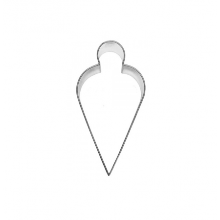 Formelė "Eglutės žaisliukas varveklis", 7,0x3,7 cm