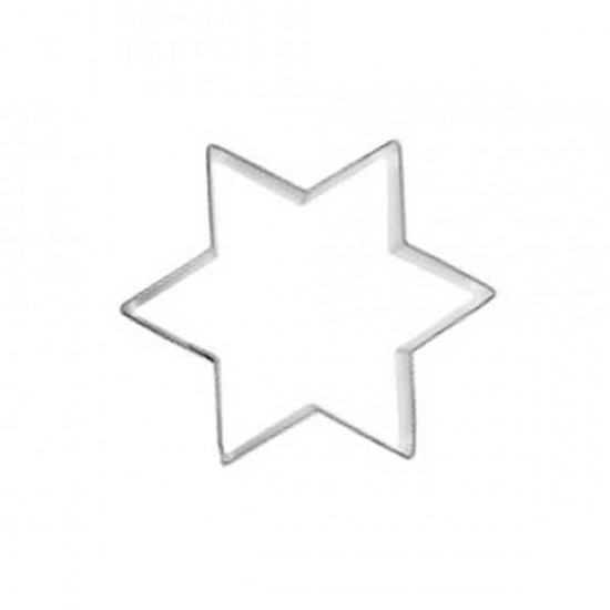 Formelė sausainiams "Dovydo žvaigždė", Ø 6,3 cm