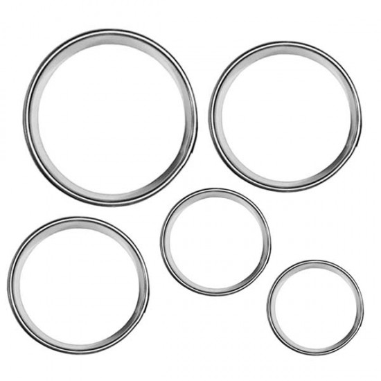 Formelės "Apskritimai", Ø nuo 7,7 iki 2,7 cm, 5 vnt. Formelės "Apskritimai", Ø nuo 7,7 iki 2,7 cm, 5 vnt.