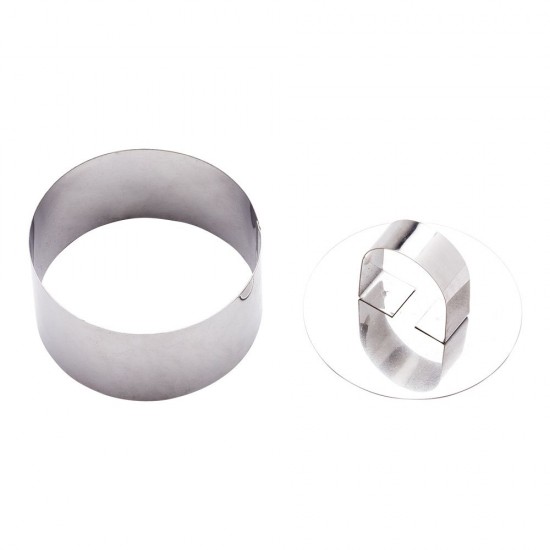 Konditerinis žiedas su spaustuku, Ø 8 cm, h 4,0 cm