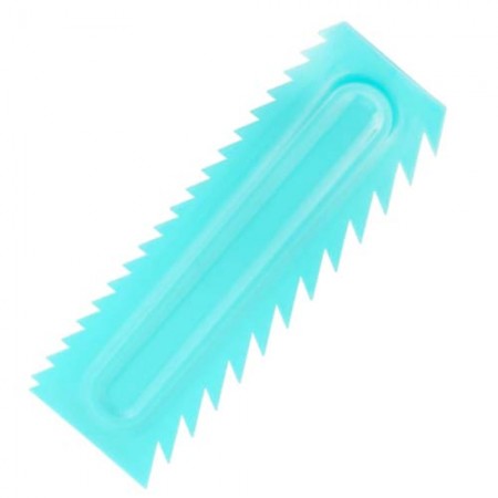 Konditerinė dvipusė mentelė: aštrūs ir užlenkti dantukai