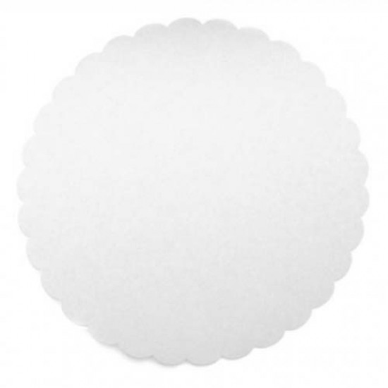 Balti torto padėkliukai, 5 vnt. Ø 24 cm Balti torto padėkliukai, 5 vnt. Ø 24 cm