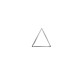Formelė "Trikampis", 1,6x1,6x1,6 cm