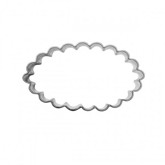 Formelė "Ovalas banguotais kraštais", 5,5x2,1 cm Formelė "Ovalas banguotais kraštais", 5,5x2,1 cm