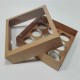 Dėžutės keksiukams su langeliais, 2 vnt., 21,0x21,0x6,0 cm Dėžutės keksiukams su langeliais, 2 vnt., 21,0x21,0x6,0 cm