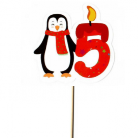 Smeigtukas "Skaičius penketas ir pingvinas"
