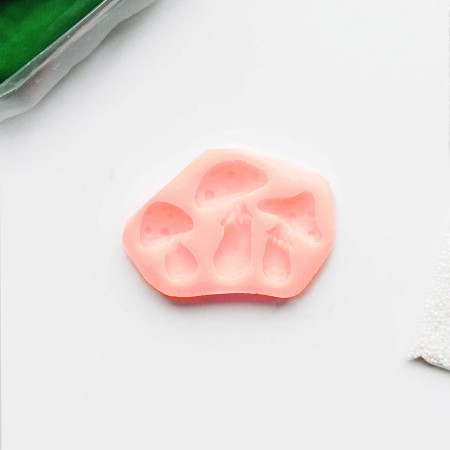 Silikoninė formelė masei "Grybukai"