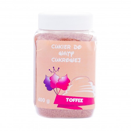 Cukrus cukraus vatai toffee karamelės kvapo, 400 g