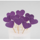 Smeigtukai "Violetinės širdelės", 10 vnt. Smeigtukai "Violetinės širdelės", 10 vnt.