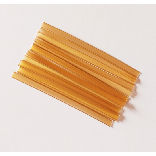 Auksinės spalvos juostelės maišelių uždarymui, 15 vnt., 17,5 cm Auksinės spalvos juostelės maišelių uždarymui, 15 vnt., 17,5 cm