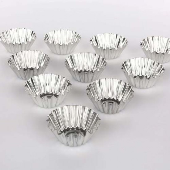 Krepšelių formelės, 10 vnt., Ø 7,8 cm Krepšelių formelės, 10 vnt., Ø 7,8 cm