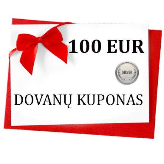 Dovanų kuponas, 100 EUR