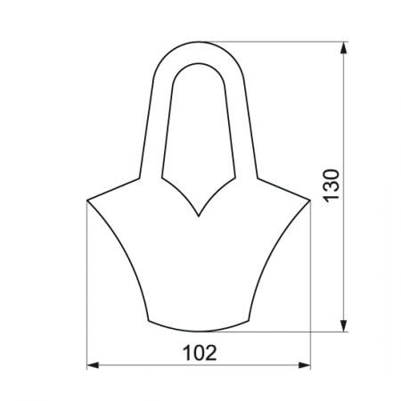 Formelė meduoliams "Krepšelis", 13 cm