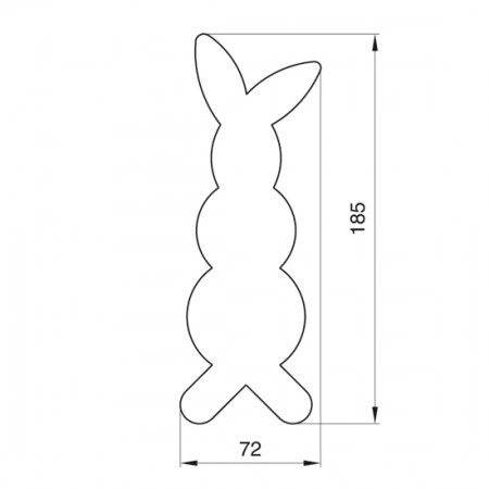 Formelė dideliems meduoliams "Kiškis"