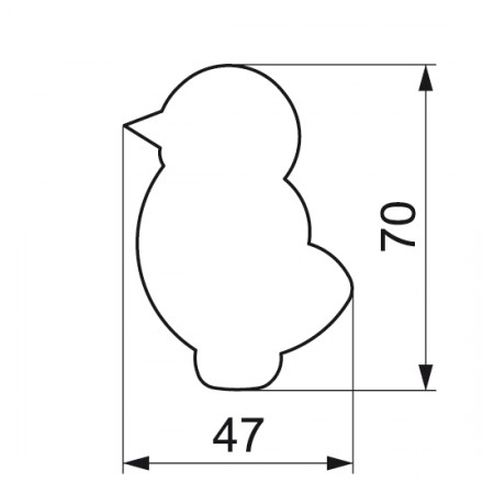 Formelė "Viščiukas", 7,0 cm