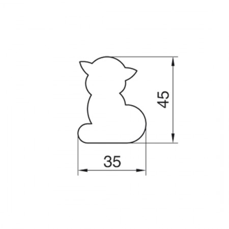 Formelė "Kačiukas", 4,5 cm