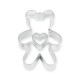 Formelė "Meškiukas su širdele", 5 cm Formelė "Meškiukas su širdele", 5 cm