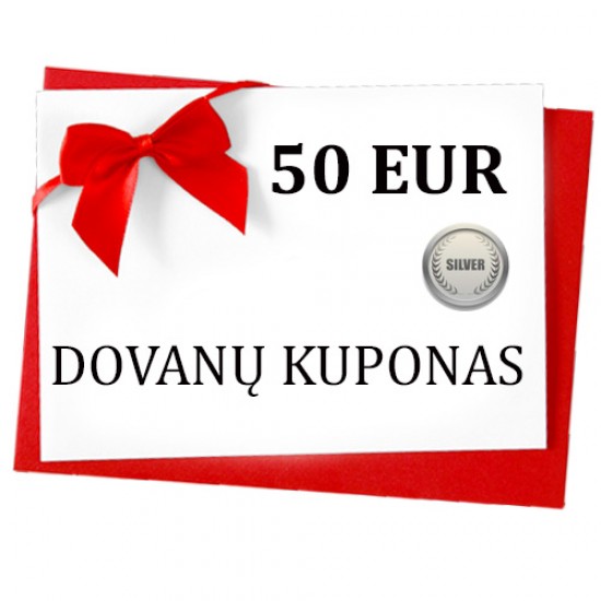 Dovanų kuponas, 50 EUR