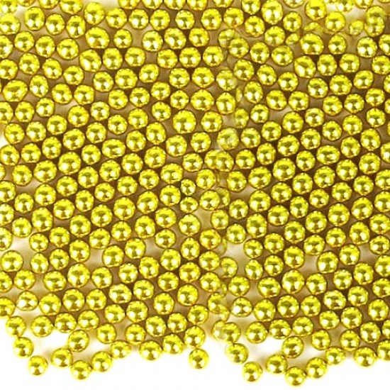 Cukriniai blizgantys auksiniai perlai, 60 g Cukriniai blizgantys auksiniai perlai, 60 g