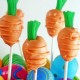 Plastikinės cake pops formelės "Širdelė ir morka", 2 vnt.