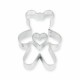 Formelė "Meškiukas su širdele", 5 cm Formelė "Meškiukas su širdele", 5 cm